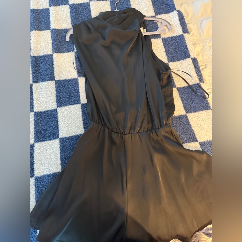 Hello Molly black romper